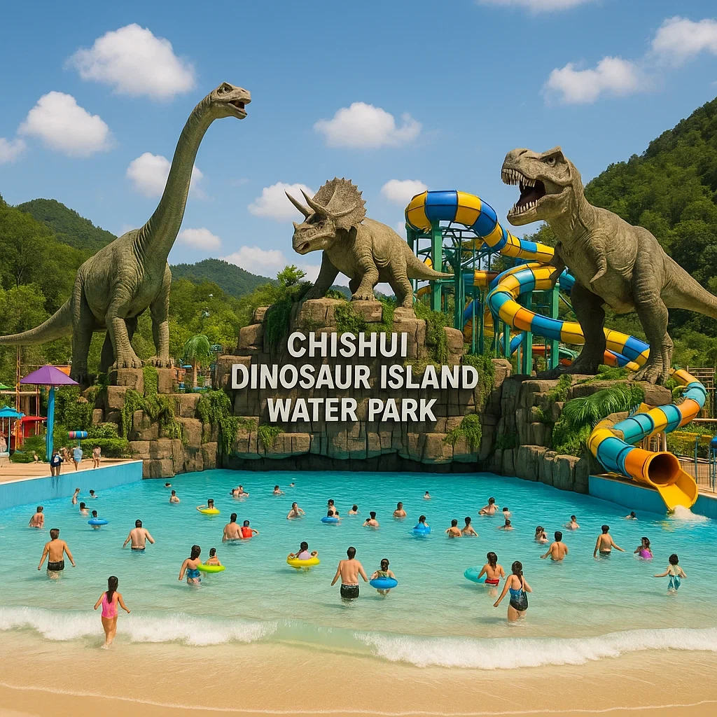 የቺሹዪ ዳይኖሰር ደሴት የውሃ ፓርክ የሙከራ ሩጫ ጀመረ